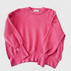 Anrabess Women’s Pink Long Sleeve Sweater Size Large